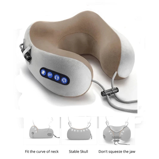 Portable Electric Neck Massage Pillow