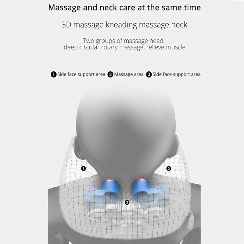 Portable Electric Neck Massage Pillow