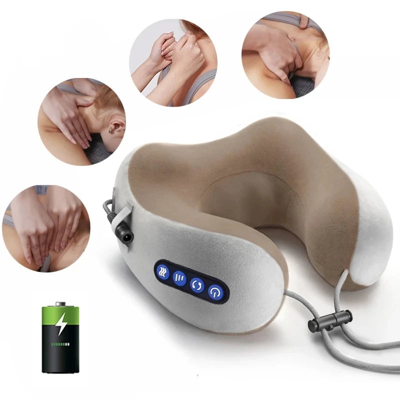 Portable Electric Neck Massage Pillow