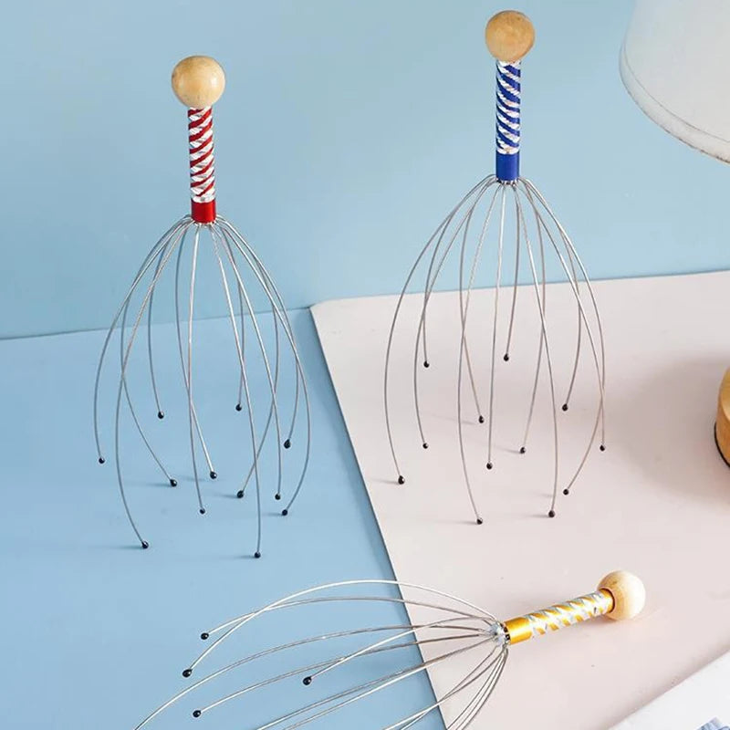 1PC Octopus Head Massager