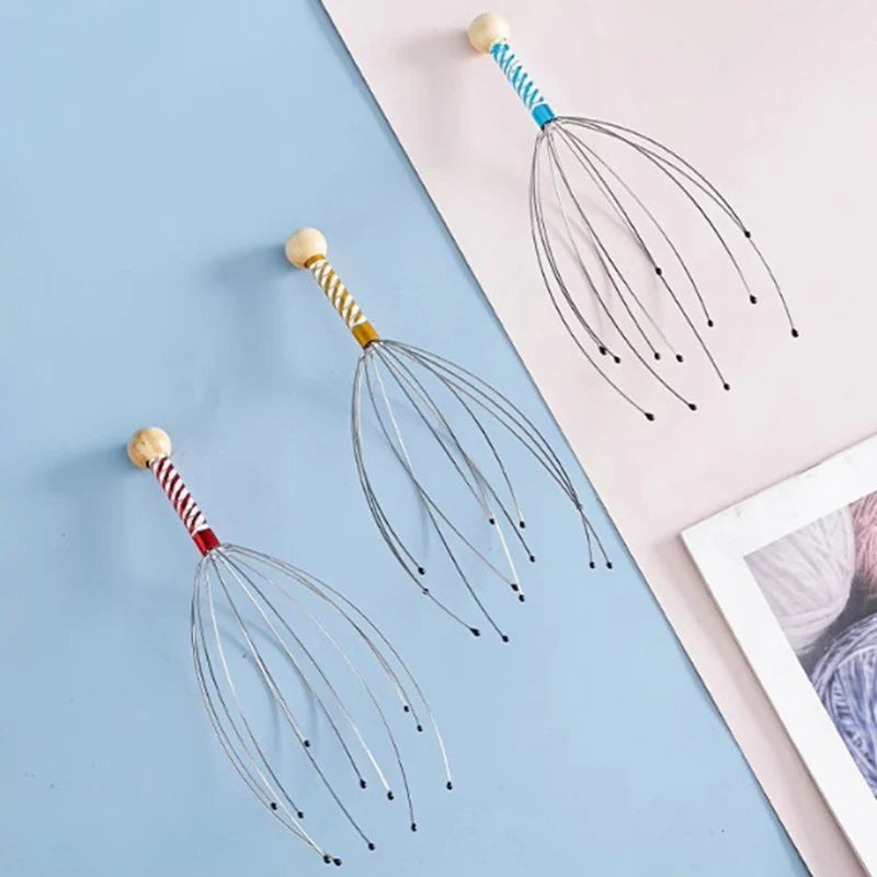 1PC Octopus Head Massager